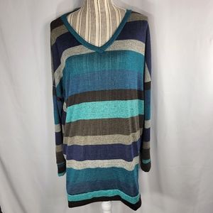 Heimish USA 3/4 Sleeve Striped Dress w/Pockets Size XLarge